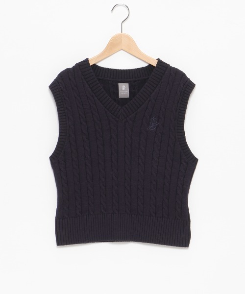【セール】コットンベスト（その他）｜pom ponette junior（ポンポネットジュニア） 5,580円