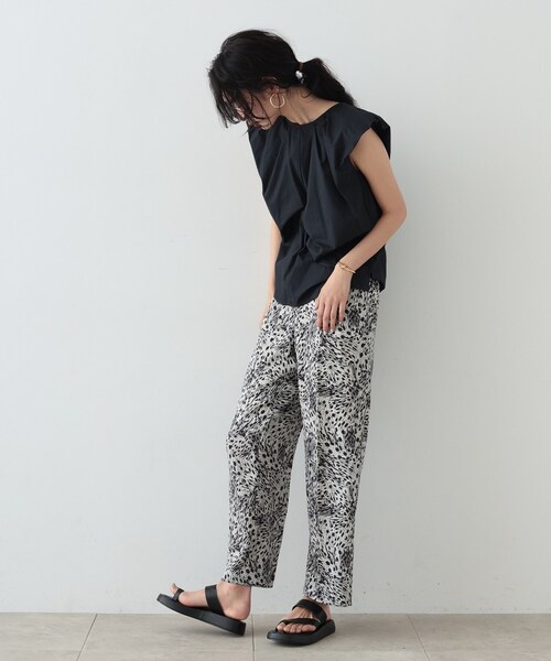 GALLEST（ギャレスト）の「◆ボヘミアンプリントパンツ（その他パンツ・レディース・ワイン系1/ブラック系4・38/36）」の4枚目の写真