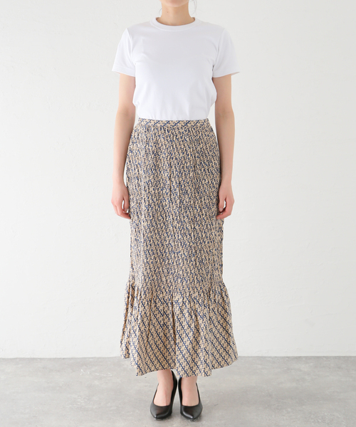 【サラマリカ】GEOMETRIC PATTERN SK 020341S K3 sara mallika（サラ マリカ）の「【SARA MALLIKA】GEOMETRIC