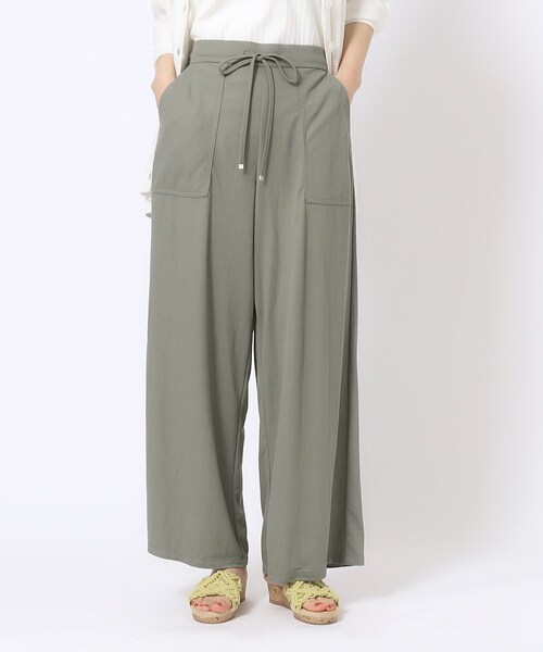 DRESKIP（ドレスキップ）の「◆【M-LL/選べる着丈】イージーベイカー ワイドパンツ（その他パンツ・レディース・ブラウン系/ネイビー/カーキ/オレンジ/ブラック/ブルー・02/42/38/40/04/03）」の3枚目の写真