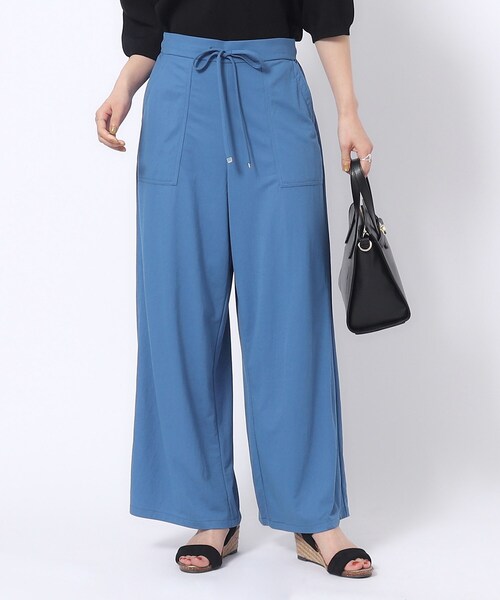 DRESKIP（ドレスキップ）の「◆【M-LL/選べる着丈】イージーベイカー ワイドパンツ（その他パンツ・レディース・ブラウン系/ネイビー/カーキ/オレンジ/ブラック/ブルー・02/42/38/40/04/03）」の5枚目の写真