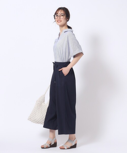 DRESKIP（ドレスキップ）の「◆【M-LL/選べる着丈】イージーベイカー ワイドパンツ（その他パンツ・レディース・ブラウン系/ネイビー/カーキ/オレンジ/ブラック/ブルー・02/42/38/40/04/03）」の13枚目の写真