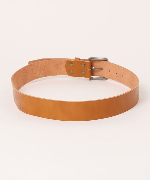 SNOOPY×OLD BETTY'S（スヌーピーカケルオールドベティーズ）の「【日本製】スヌーピー 【SNOOPY】 Embossed Leather Belt(C-Skateboard柄)（ベルト・レディース・ブラック/ナチュラル/ブラウン/キャメル・FREE）」の5枚目の写真