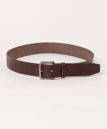 【日本製】スヌーピー 【SNOOPY】 Embossed Leather Belt(C-Skateboard柄)