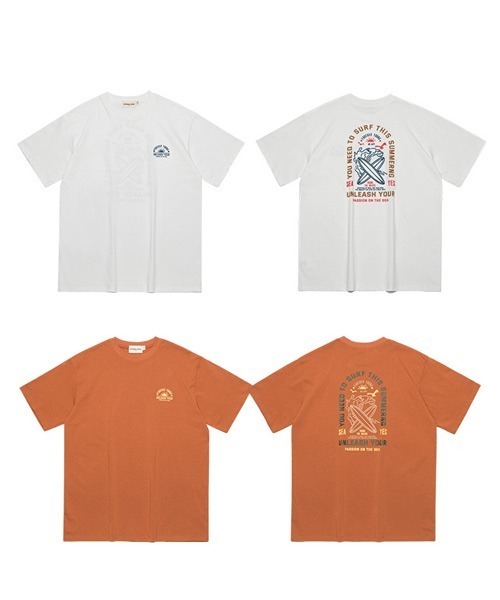 オーバーサイズTシャツ スポーツグラフィックプリント（Tシャツ