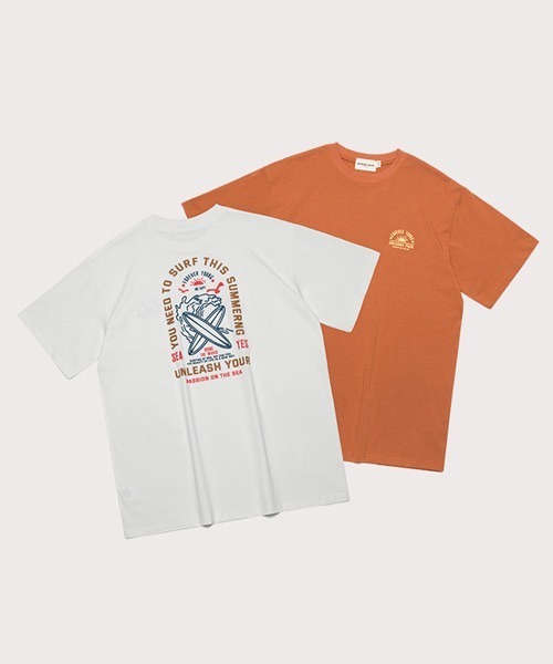 オーバーサイズTシャツ スポーツグラフィックプリント（Tシャツ