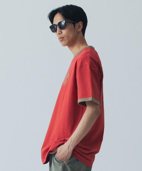 【セール】SAY HELLO JAN TRIM S/S TEE 24SS-F04(Tシャツ/カットソー)|SAYHELLO(セイハロー) 【セール】SAY HELLO JAN TRIM S/S TEE 24SS-F04(Tシャツ/カットソー)|SAYHELLO(セイハロー)