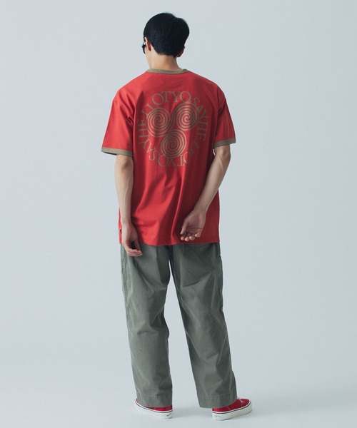 【セール】SAY HELLO JAN TRIM S/S TEE 24SS-F04(Tシャツ/カットソー)|SAYHELLO(セイハロー) 【セール】SAY HELLO JAN TRIM S/S TEE 24SS-F04(Tシャツ/カットソー)|SAYHELLO(セイハロー)