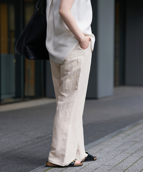 セール】リネンレーヨンイージーパンツ（その他パンツ）｜IENA（イエナ  