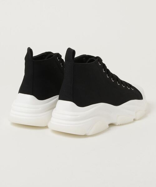 ONE DAY KMC （ワンデイケーエムシー）の「ONE DAY select / キャンバスダッドスニーカー（撥水）（スニーカー・メンズ・ブラック/ホワイト・SMALL/MEDIUM/LARGE）」の3枚目の写真