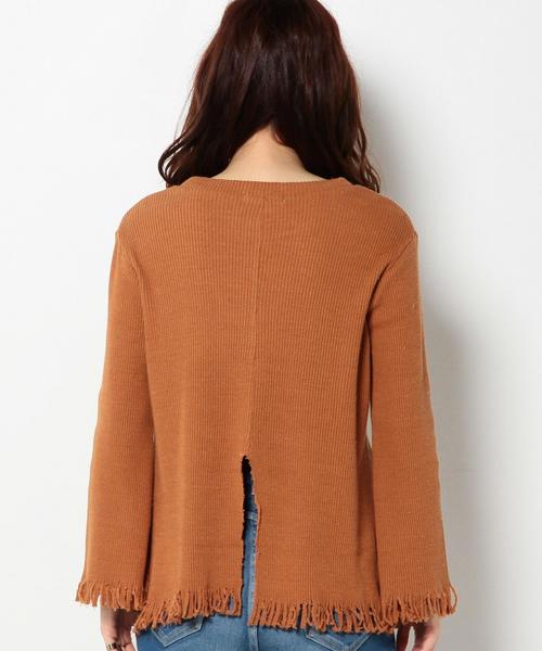 Another Edition（アナザーエディション）の「リブタチキリプルオーバー/AEBC　COリブタチキリPO（Tシャツ/カットソー・レディース・ライトグレー/オレンジ/ブラック/グレー・フリー）」の5枚目の写真