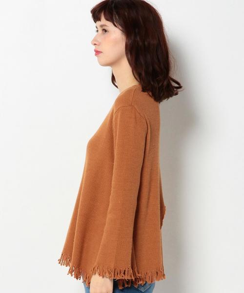 Another Edition（アナザーエディション）の「リブタチキリプルオーバー/AEBC　COリブタチキリPO（Tシャツ/カットソー・レディース・ライトグレー/オレンジ/ブラック/グレー・フリー）」の15枚目の写真