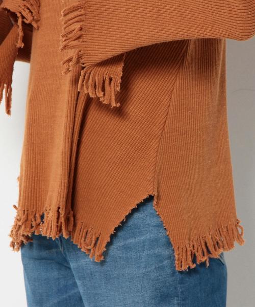 Another Edition（アナザーエディション）の「リブタチキリプルオーバー/AEBC　COリブタチキリPO（Tシャツ/カットソー・レディース・ライトグレー/オレンジ/ブラック/グレー・フリー）」の19枚目の写真