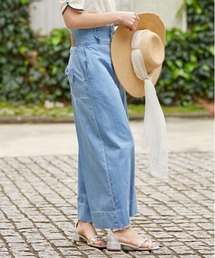 axes femme | ハイウエストワイドデニムパンツ(デニムパンツ)