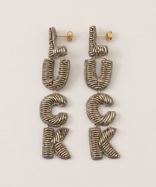 IENA SOPHIA203 LETTER EA LUCK ピアス SOPHIA203/ソフィア203】 LETTER EA LUCK ピアス(両耳)（ピアス