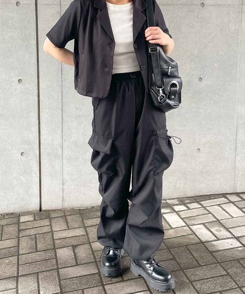 frunco(フランコ)の「オープンカラーシャツ(シャツ/ブラウス・レディース・ベージュ/ピンク/グリーン/ブルー/ブラック/ホワイト・FREE)」の19枚目の写真