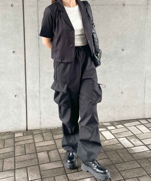frunco(フランコ)の「オープンカラーシャツ(シャツ/ブラウス・レディース・ベージュ/ピンク/グリーン/ブルー/ブラック/ホワイト・FREE)」の20枚目の写真
