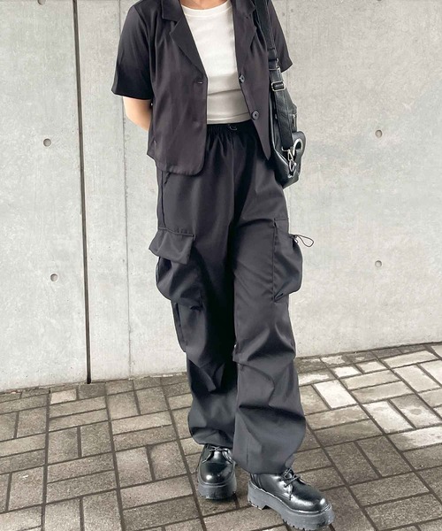 frunco(フランコ)の「オープンカラーシャツ(シャツ/ブラウス・レディース・ベージュ/ピンク/グリーン/ブルー/ブラック/ホワイト・FREE)」の21枚目の写真