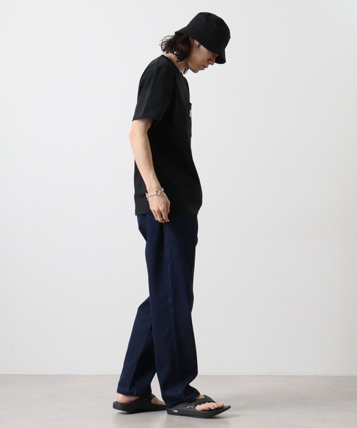BIG MIKE（ビッグマイク）の「BIGMIKE TEEシャツ 半袖（Tシャツ/カットソー・メンズ・オリーブ/ブラック/キャメル/ホワイト/ネイビー・M/L/XL）」の19枚目の写真