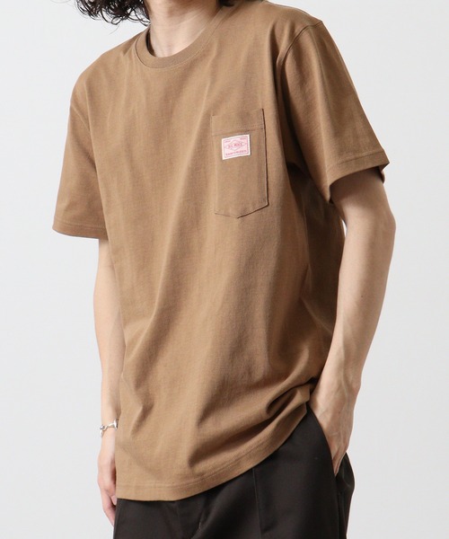 BIG MIKE（ビッグマイク）の「BIGMIKE TEEシャツ 半袖（Tシャツ/カットソー・メンズ・オリーブ/ブラック/キャメル/ホワイト/ネイビー・M/L/XL）」の10枚目の写真