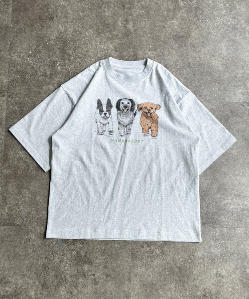 CPCM（シーピーシーエム）の「ヴィンテージライク動物T（Tシャツ/カットソー・レディース・ホワイト/チャコールグレー/グレー/サックスブルー・MEDIUM/LARGE）」の10枚目の写真