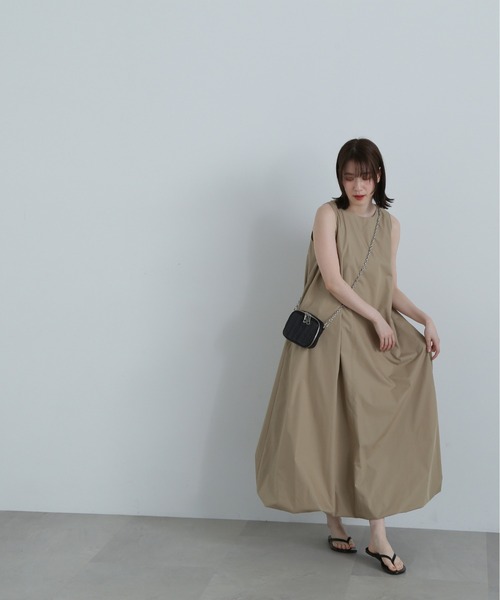 N.（N. Natural Beauty Basic）（エヌエヌナチュラルビューティーベーシック）の「◆アメスリバルーンワンピース《S Size Line》（ワンピース・レディース・ブラック/ベージュ/グリーン・SMALL/MEDIUM）」の11枚目の写真