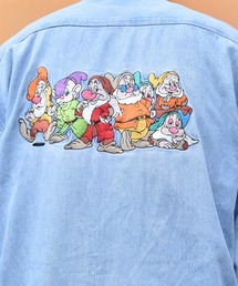 【ヴィンテージ古着】90's THE DISNEY STORE / ディズニー 七人の小人 刺繍 デニム シャツ