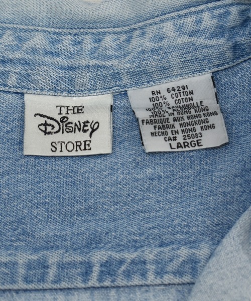 DISNEY VINTAGE（ディズニーヴィンテージ）の「【ヴィンテージ古着】90's THE DISNEY STORE / ディズニー 七人の小人 刺繍 デニム シャツ（シャツ/ブラウス・メンズ・ブルー・LARGE）」の11枚目の写真