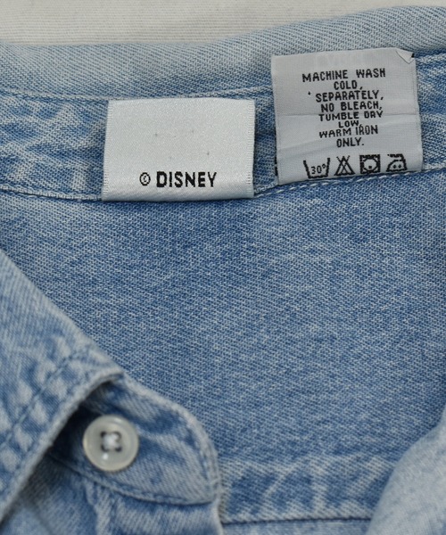 DISNEY VINTAGE（ディズニーヴィンテージ）の「【ヴィンテージ古着】90's THE DISNEY STORE / ディズニー 七人の小人 刺繍 デニム シャツ（シャツ/ブラウス・メンズ・ブルー・LARGE）」の12枚目の写真