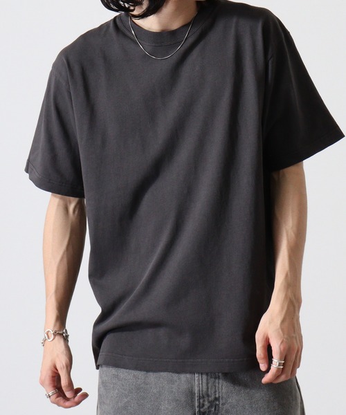 CROSS & STITCH(クロスステッチ)の「CROSS & STITCH 6.2オンス ピグメント 半袖 Tシャツ(Tシャツ/カットソー・メンズ・ピンク/ネイビー/ブラック/ナチュラル・M/L/XL/XXL)」の10枚目の写真