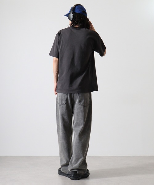 ベイカーズ ピグメント 半袖Tシャツ 2カラー UNISEX オフィT／Tシャツ／半袖／ウォッシャブル／プレーティング鹿の子