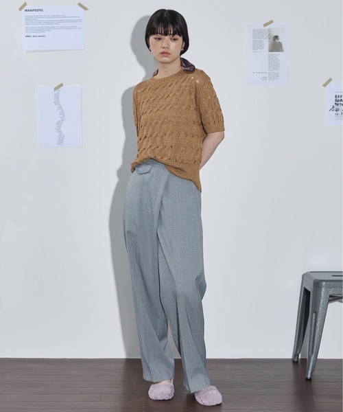 THE YOn（ザヨン）の「エコファーチャンキーヒールストラップパンプス（パンプス・レディース・ブラック/アイボリー/ラベンダー・38/37/36）」の8枚目の写真