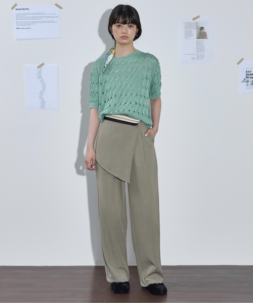 THE YOn（ザヨン）の「エコファーチャンキーヒールストラップパンプス（パンプス・レディース・ブラック/アイボリー/ラベンダー・38/37/36）」の18枚目の写真