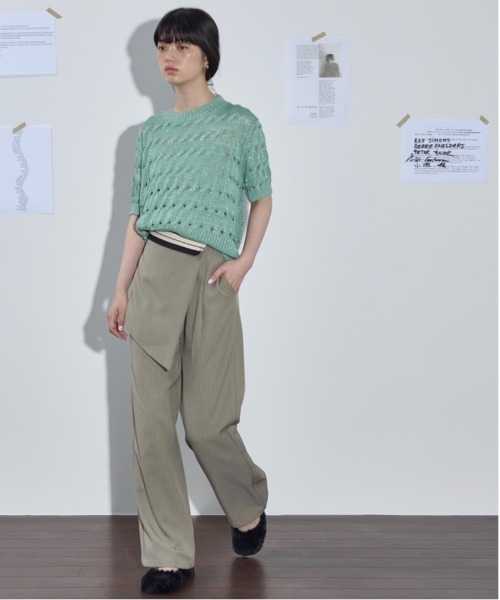 THE YOn（ザヨン）の「エコファーチャンキーヒールストラップパンプス（パンプス・レディース・ブラック/アイボリー/ラベンダー・38/37/36）」の16枚目の写真