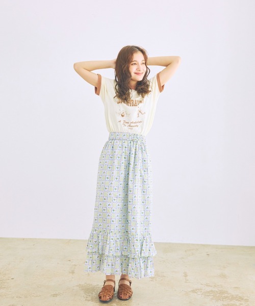 anoco no oheya（アノコノオへヤ）の「ribbon Gurkha Sandals /リボングルカサンダル（サンダル・レディース・ブラウン/アイボリー・SMALL/MEDIUM/LARGE）」の5枚目の写真