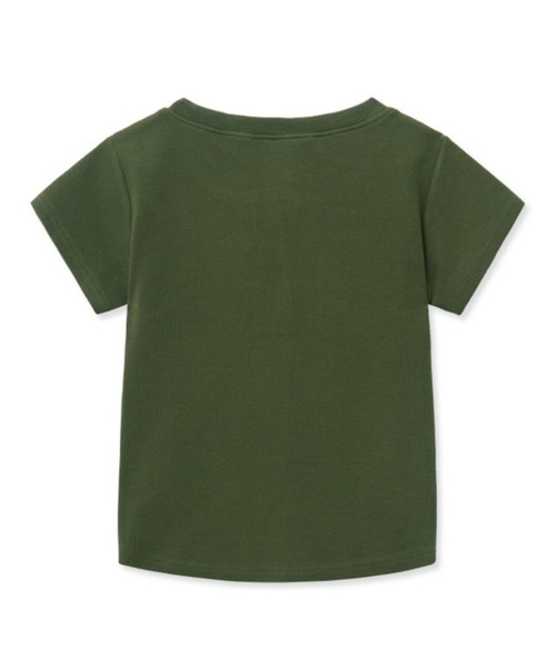 Midnight Move（ミッドナイトムーブ）の「Midnight Move／HENLEYネックT（Tシャツ/カットソー・レディース・カーキ/オフホワイト/ネイビー/ダークグレー・FREE）」の16枚目の写真