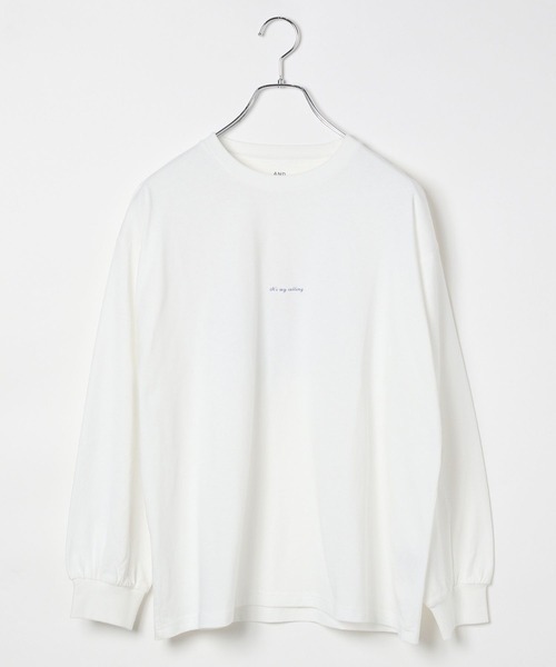 GLOBAL WORK(グローバルワーク)の「アカヌケグラフィックT長袖/AND YUA ANY/126383(Tシャツ/カットソー・キッズ・ピンク/チャコール/キナリ/ホワイト系5・150cm/160cm)」の19枚目の写真