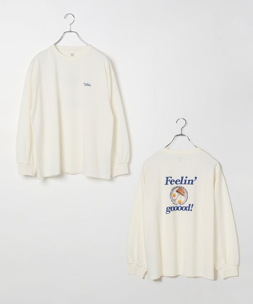 GLOBAL WORK(グローバルワーク)の「アカヌケグラフィックT長袖/AND YUA ANY/126383(Tシャツ/カットソー・キッズ・ピンク/チャコール/キナリ/ホワイト系5・150cm/160cm)」の17枚目の写真