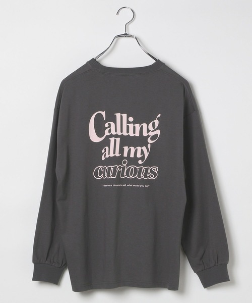 GLOBAL WORK(グローバルワーク)の「アカヌケグラフィックT長袖/AND YUA ANY/126383(Tシャツ/カットソー・キッズ・ピンク/チャコール/キナリ/ホワイト系5・150cm/160cm)」の12枚目の写真