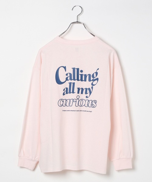 GLOBAL WORK(グローバルワーク)の「アカヌケグラフィックT長袖/AND YUA ANY/126383(Tシャツ/カットソー・キッズ・ピンク/チャコール/キナリ/ホワイト系5・150cm/160cm)」の9枚目の写真