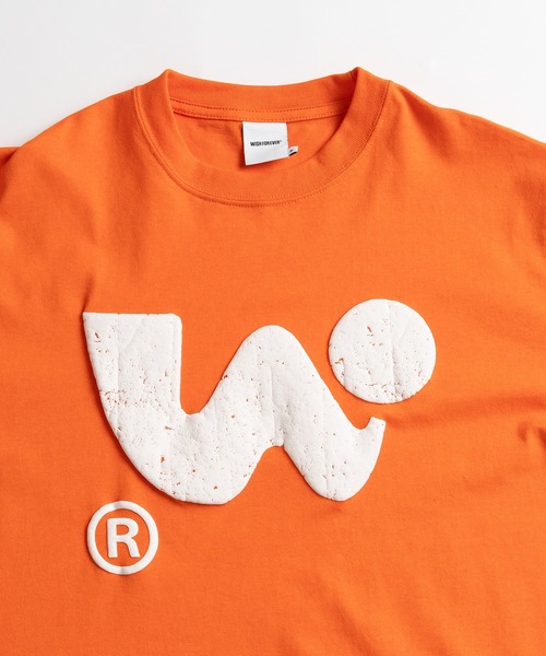 WISH FOR EVER(ウィッシュフォーエバー)の「DRAWCODE ART PLUMP T/ドローコードアートプランプT(Tシャツ/カットソー・メンズ・ネイビー/オレンジ/ホワイト/ブラック・LARGE/MEDIUM)」の10枚目の写真