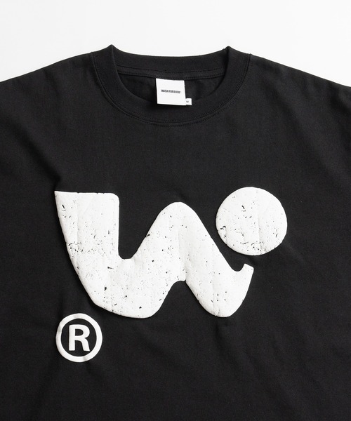 WISH FOR EVER(ウィッシュフォーエバー)の「DRAWCODE ART PLUMP T/ドローコードアートプランプT(Tシャツ/カットソー・メンズ・ネイビー/オレンジ/ホワイト/ブラック・LARGE/MEDIUM)」の16枚目の写真