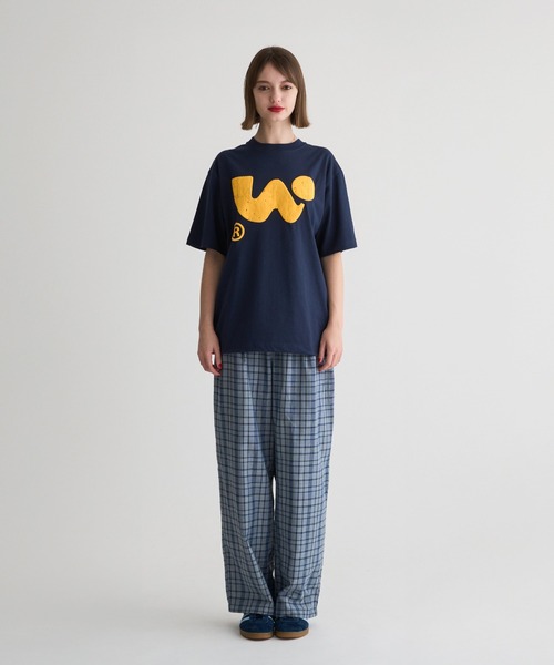 WISH FOR EVER(ウィッシュフォーエバー)の「DRAWCODE ART PLUMP T/ドローコードアートプランプT(Tシャツ/カットソー・メンズ・ネイビー/オレンジ/ホワイト/ブラック・LARGE/MEDIUM)」の22枚目の写真