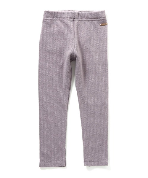 Seraph（セラフ）の「Seraph/セラフ 針抜きテレコレギンス（レギンス/スパッツ・キッズ・ピンク/グレー/ベージュ/チャコール・140/130/120）」の2枚目の写真