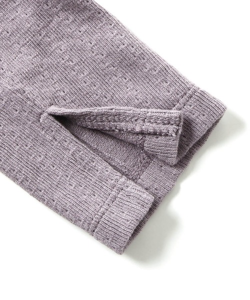 Seraph（セラフ）の「Seraph/セラフ 針抜きテレコレギンス（レギンス/スパッツ・キッズ・ピンク/グレー/ベージュ/チャコール・140/130/120）」の7枚目の写真