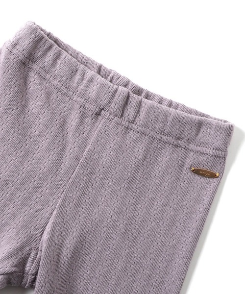 Seraph（セラフ）の「Seraph/セラフ 針抜きテレコレギンス（レギンス/スパッツ・キッズ・ピンク/グレー/ベージュ/チャコール・140/130/120）」の11枚目の写真