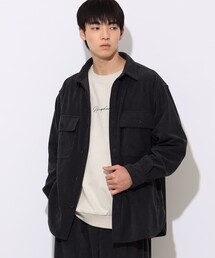 BEAMS HEART | ポリコール CPO ビックシャツ(シャツ/ブラウス)