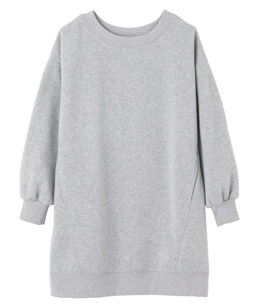 GeeRA(ジーラ)の「裏起毛スウェットミニワンピース(ワンピース・レディース・杢グレー/ブラック・MEDIUM/LARGE)」の14枚目の写真
