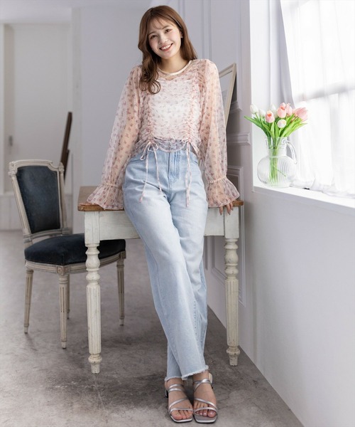 GOLDS♡初期デザイン♡ドット柄キャミトップス♡2点セット♡ホワイト×ブラック org.jpg