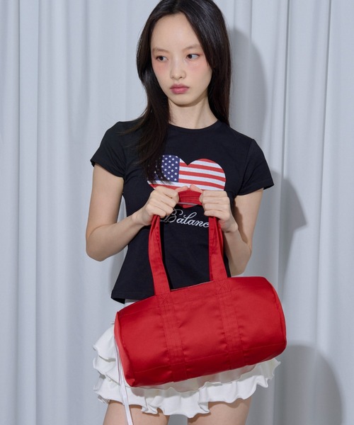FCMM（エフシーエムエム）の「MINI BOSTON BAG/ミニボストンバッグ（ボストンバッグ・レディース・ブラック/グレー/レッド/ピンク・FREE）」の18枚目の写真